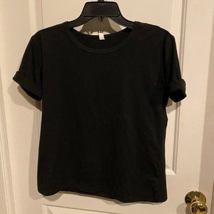 Women's Black Short Sleeve Shirt